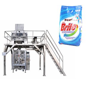 4 buruko pisu linealaren detergenteak hautsezko paketatze makina